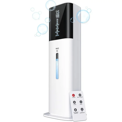 8L Ultrasonic Humidifier - Smart Cold Mist for Home