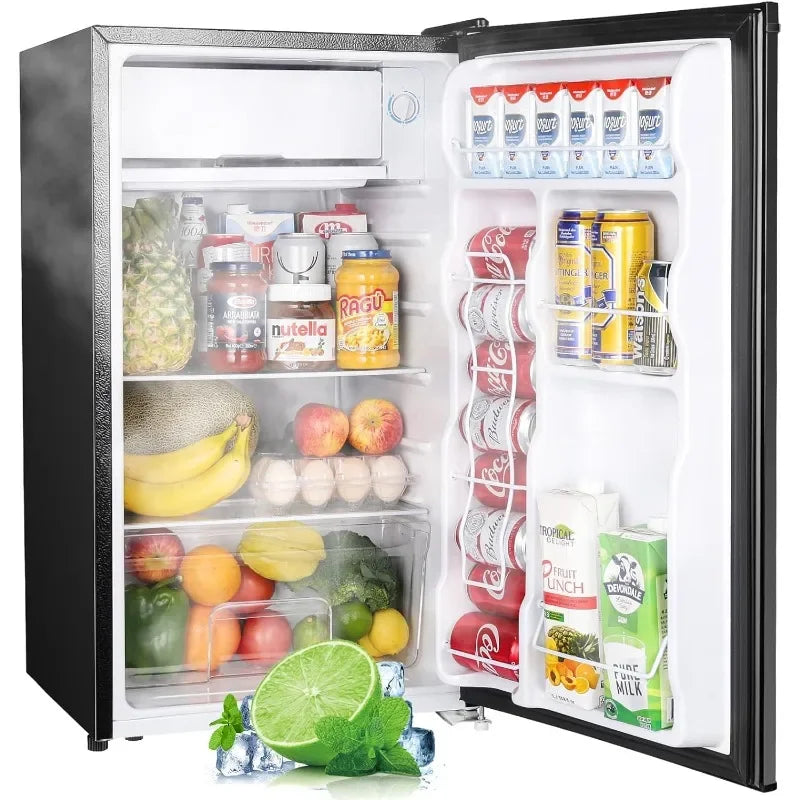 Mini Fridge 3.2 Cu.Ft with Freezer - Perfect for Dorm & Office